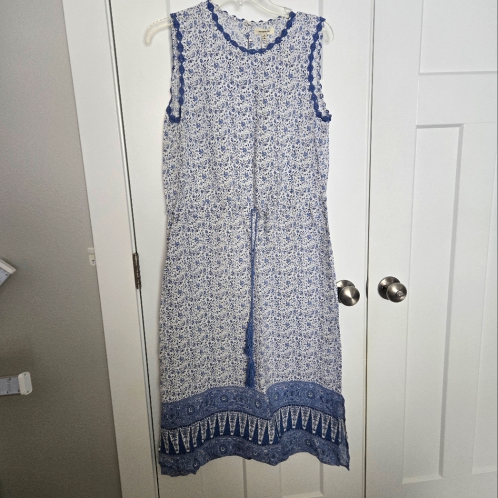 NWT MAX STUDIOS FLORAL SUMMER DRESS/COTTAGE CORE
